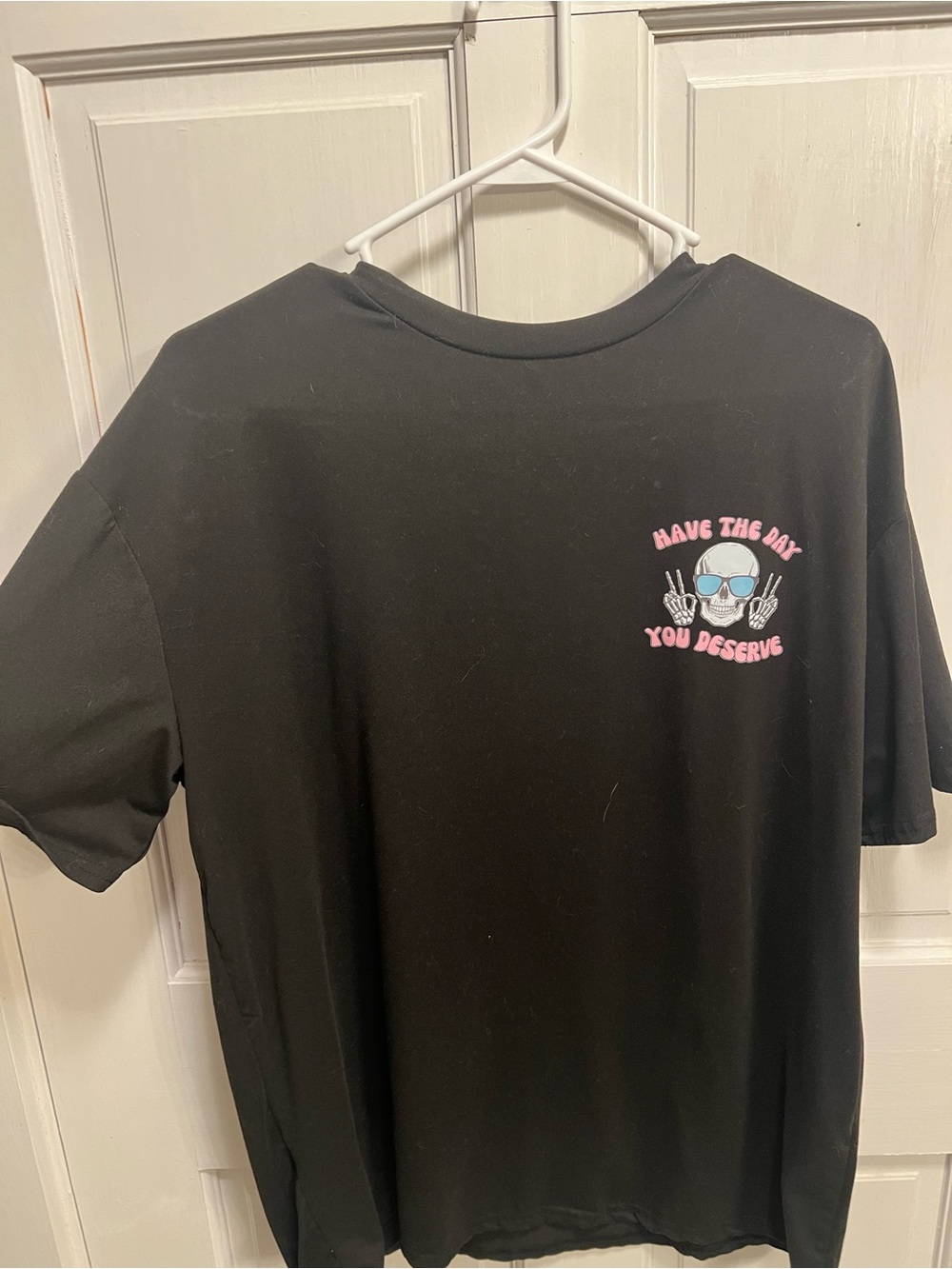 SHEIN Black Crewneck Tee